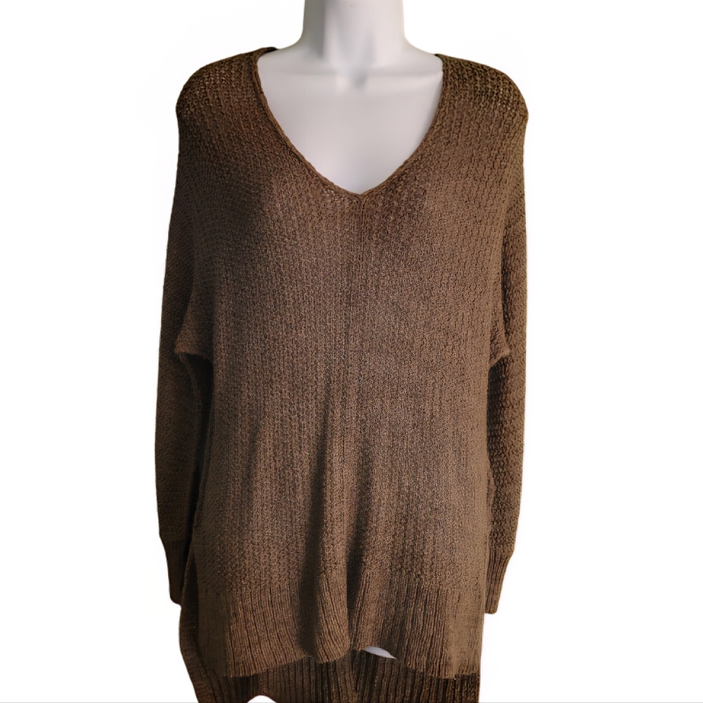 Universal Threads Knitted High Low Pullover Sweat… - image 1